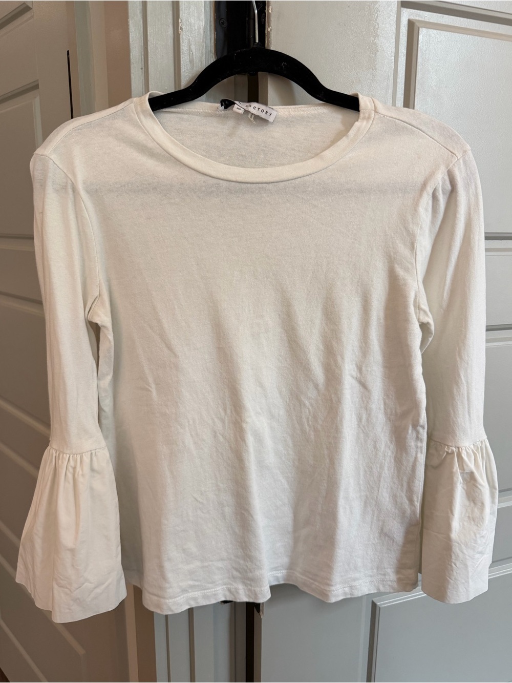English Factory Bell Sleeve Cotton Top